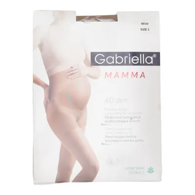 Ventestrømpebukser (Mamma) fra Gabriella Elastan, Polyamid