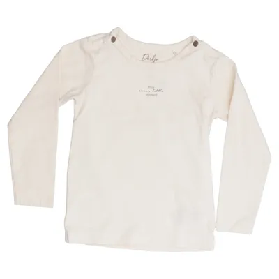 Långärmad t-shirt (Beige) från Dirkje Elastan, Ekologisk bomull