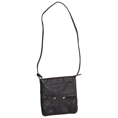 Axelremsväska (Brun) från Collezione Skinn, Polyester