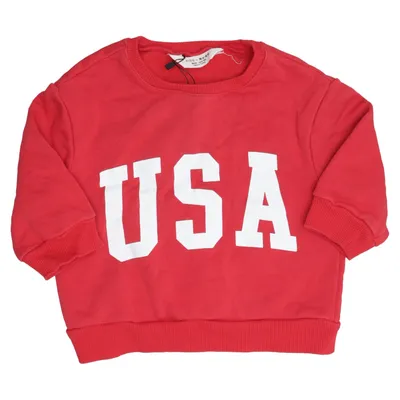 Sweatshirt (Rød) fra Kids by NA-KD Bomuld