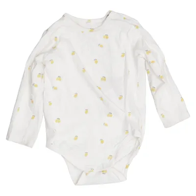 Body (Blanc, Jaune) de Åhléns Kids Coton, Élasthane