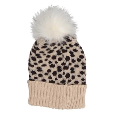Bonnet à pompon (Beige, Noir, Multicolore) de DollarStore Acrylique, Coton