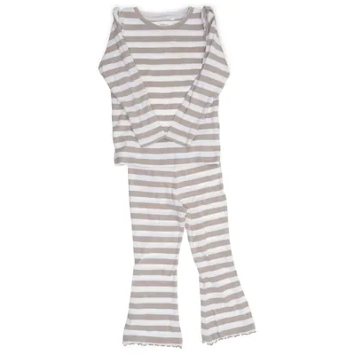 Set (Beige, Wit) van Name It Elastaan, Organisch katoen
