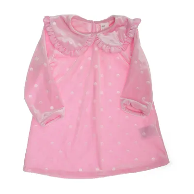 Klänning (Rosa) från H&M Baby Elastan, Polyester