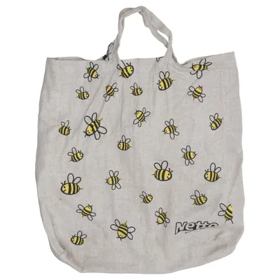 Canvas bag (Beige, Multicolored) from Netto Cotton, Polyester