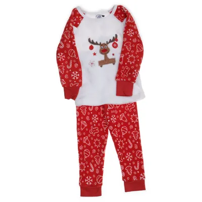 Pyjama (Rood, Wit, Meerkleurig) van Kiki & Koko Polyester