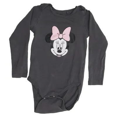 Body (Gris, Rose) de Disney Baby Élasthane, Coton biologique