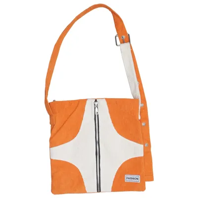 Schoudertas (Oranje, Wit) van Fashion