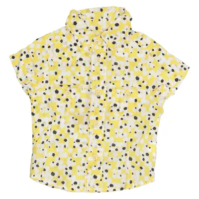 Chemise à manches courtes (Jaune, Blanc, Noir) de Morley Coton