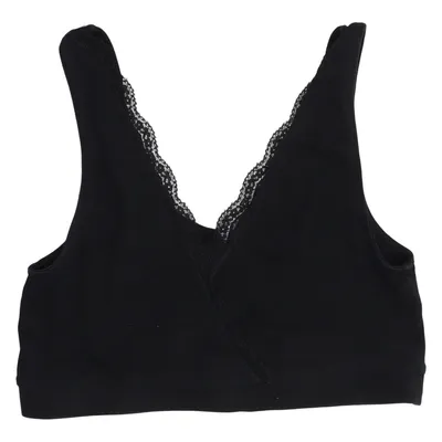 Soutien-gorge d'allaitement (Noir) de Mamalicious Élasthane, Coton biologique