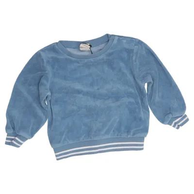 Sweatshirt (Blue, White) from Alana Organic cotton, Recycled polyester