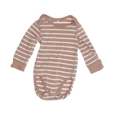 Body (Brun, Vit) från Polarn O. Pyret Ekologisk bomull