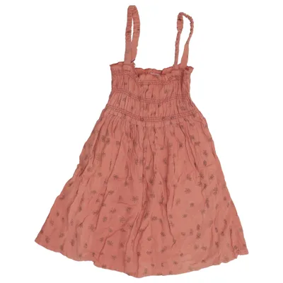 Jurk (Bruin) van Bobo Choses Linnen, Viscose