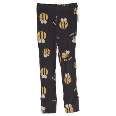 Leggings (Grå, Gul, Hvid) fra Minories Bomuld, Elastan