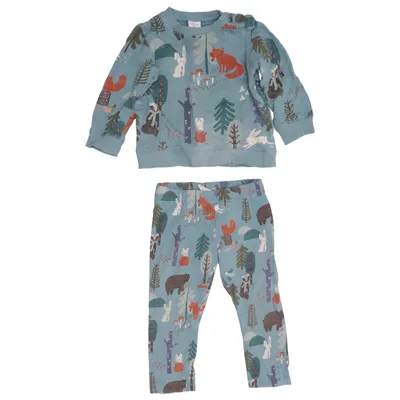 Ensemble (Bleu, Multicolore) de Lindex Baby Coton