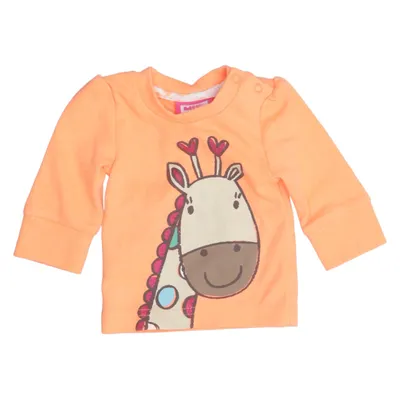 Long sleeve T-shirt (Orange) from Mini Cotton, Polyester