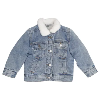 Fodrad jeansjacka (Blå) från Hello Kitty