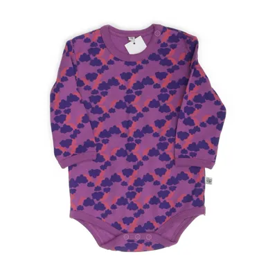 Body (Lila, Flerfärgad) från Pippi Bomull