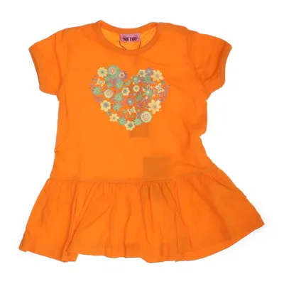 Robe (Orange, Multicolore) de Me Too Coton