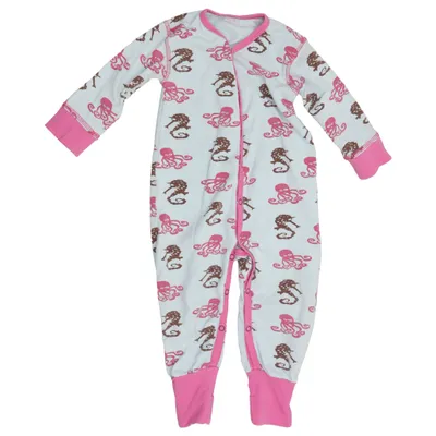 Rompertjes (Blauw, Roze, Bruin) van Snoozy Katoen, Elastaan