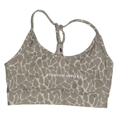 Sports-BH (Grøn, Beige) fra Pink Soda Sport Elastan, Genanvendt polyester
