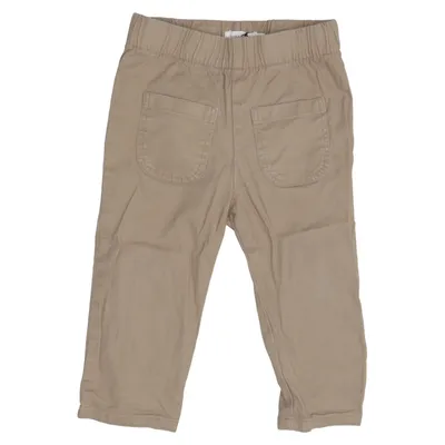 Chinos (Brown) from Lil' Atelier Elastane, Organic cotton