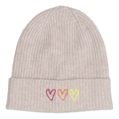 Beanie (Beige, Meerkleurig) Kasjmier