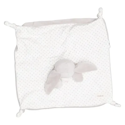 Security blanket (White, Gray) from Newbie by KappAhl Cotton, Polyester
