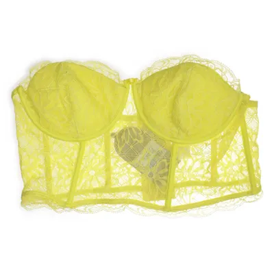 Bustier (Gul) från Meshki Elastan, Polyamid, Polyester