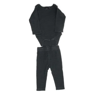 Set (Svart, Grön) från Petit Bomull, Elastan