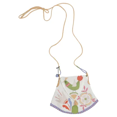 Shoulder-bag (White, Multicolored) from Gudrun Sjödén Cotton, Linen
