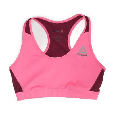 Sports bra (Pink, Purple) from Reebok Elastane, Polyamide, Polyester