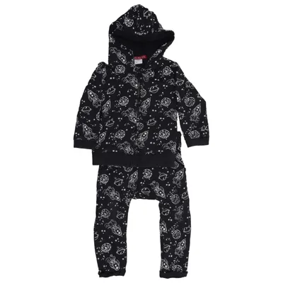 Tenue d'intérieur (Noir, Blanc) de Walking Coton