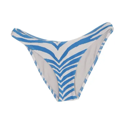 Bikiniunderdel (Blå, Vit) från Triangl