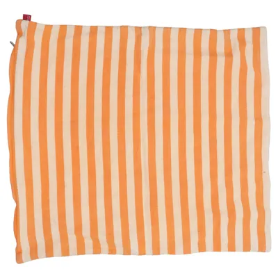 Cushion cover (Orange, White) from Mira Maya Cotton