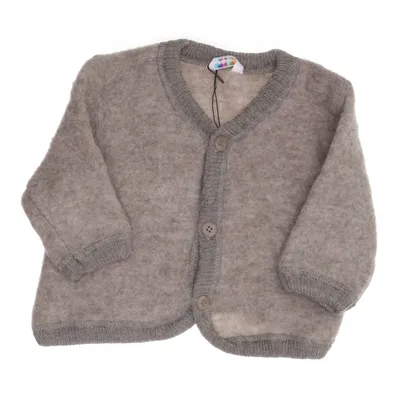 Cardigan (Brown) from Joha Merino wool