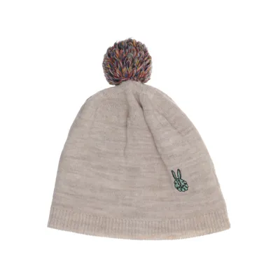 Bonnet à pompon (Beige) de Bobo Choses Acrylique, Laine, Viscose