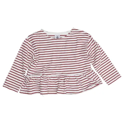 Top (Wit, Rood) van Petit Bateau Katoen