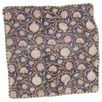 Sierkussensloop (Blauw, Beige, Geel) van Chamois