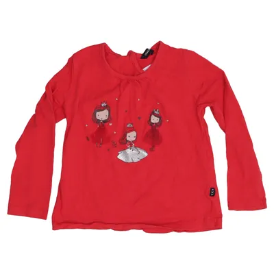 Long sleeve T-shirt (Red) from Luca & Lola Cotton