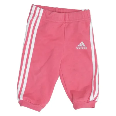 Sweatpants (Pink, White) from Adidas Cotton, Polyester