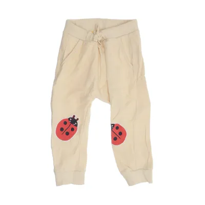 Mjukisbyxor (Beige, Röd) från Lindex Bomull, Elastan