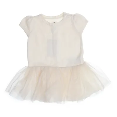 Dress (Beige) from BabyGap Cotton, Nylon, Polyester