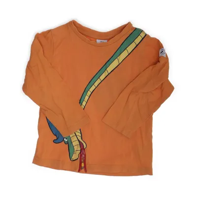 Lange mouwen shirt (Oranje, Meerkleurig) van Disney x Polarn O. Pyret Organisch katoen