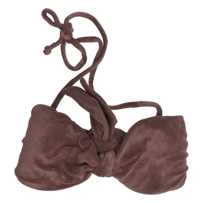 Haut de bikini (Marron) de Seaquelle Coton biologique, Polyester