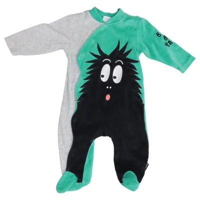 Sparkdräkt (Grön, Grå, Svart) från Barbapapa Bomull, Polyester