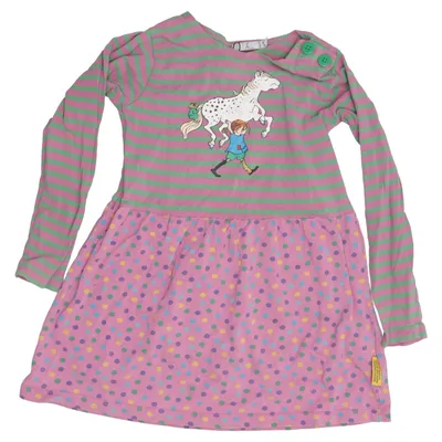 Dress (Pink, Green, Multicolored) from Åhléns Cotton, Elastane