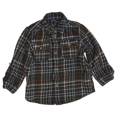 Chemise en flanelle (Vert, Marron, Multicolore) de Samson Polyester