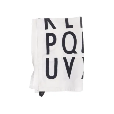 Kökshandduk (Vit, Svart) från Design Letters Bomull