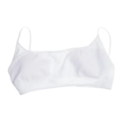Sports bra (White) from Teveo Elastane, Polyamide, Polyester